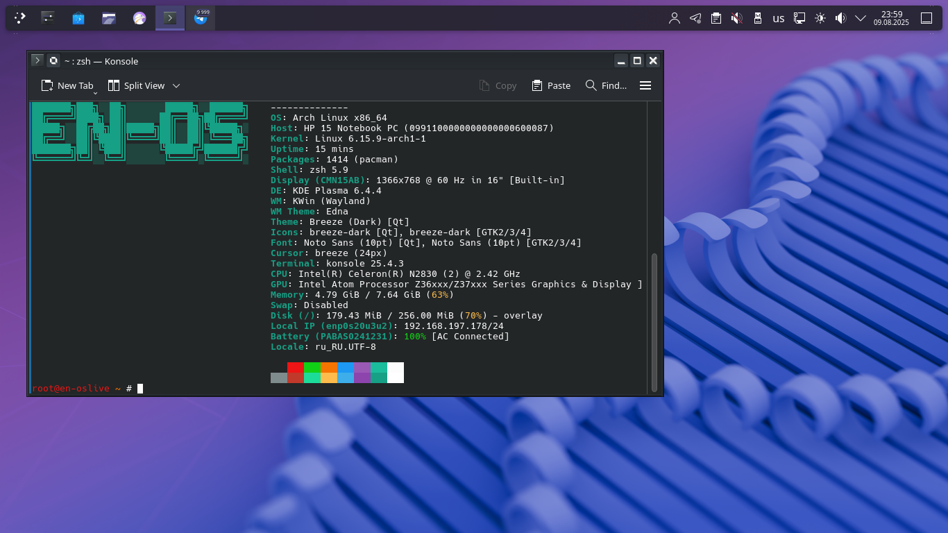 EN-OS Desktop Preview